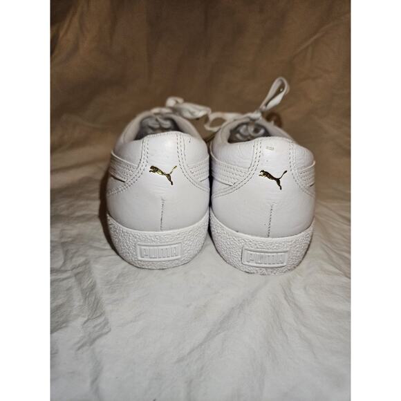 Puma Women's Sneakers Leather white size 10 - Picture 4 of 8